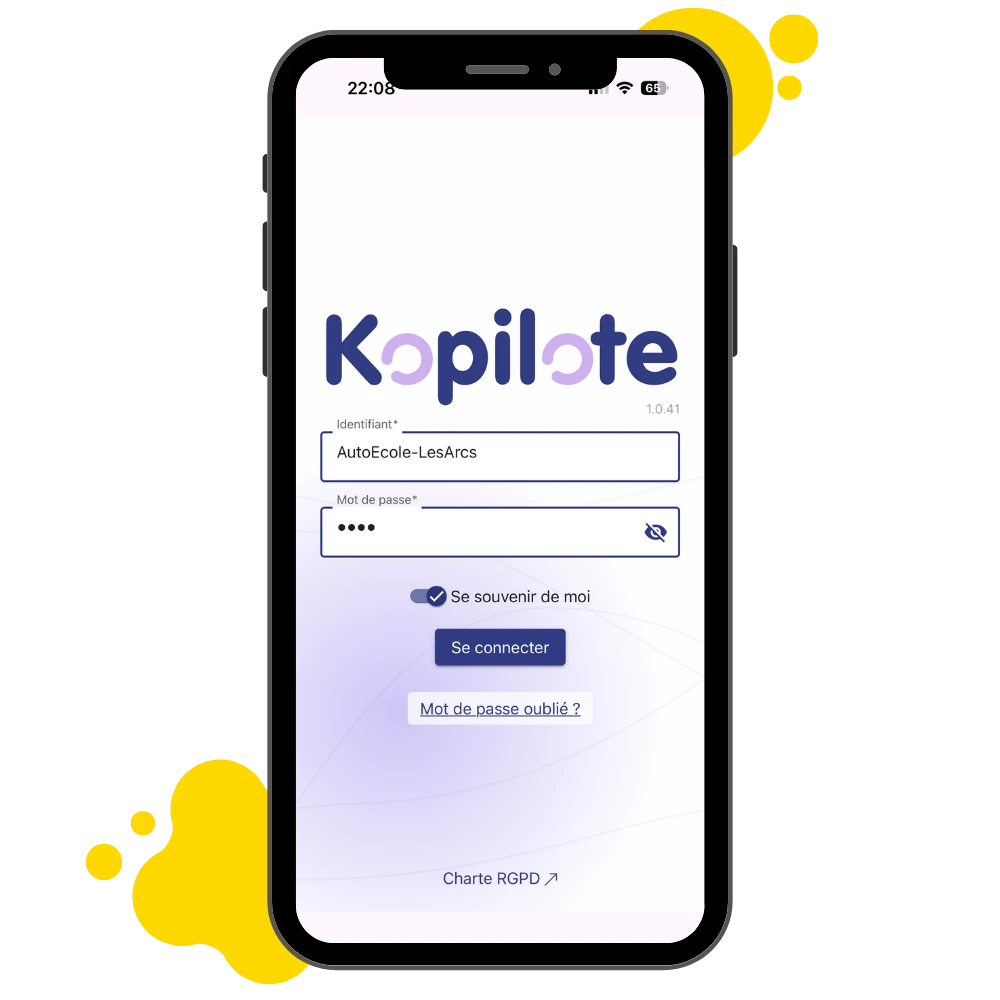 Application code de la route les arcs sur argens